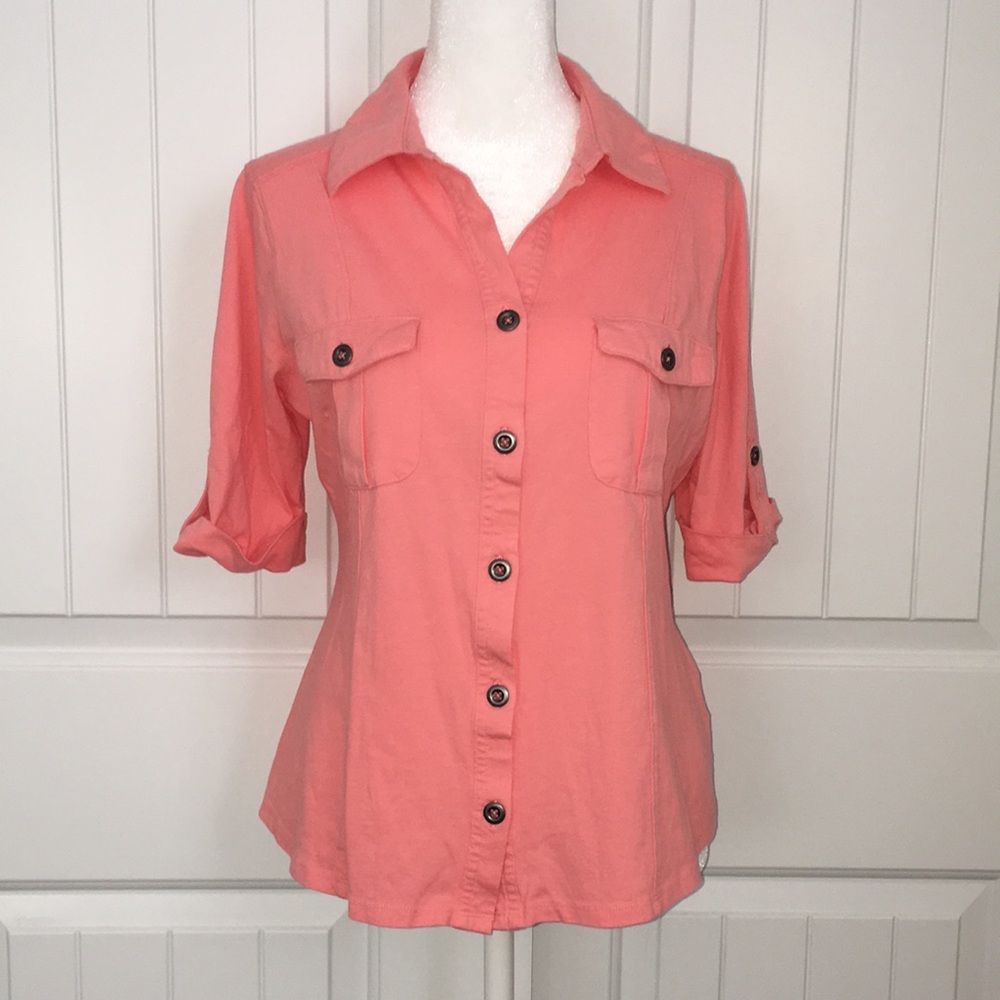 Style & Co. Button Down Top Size Small